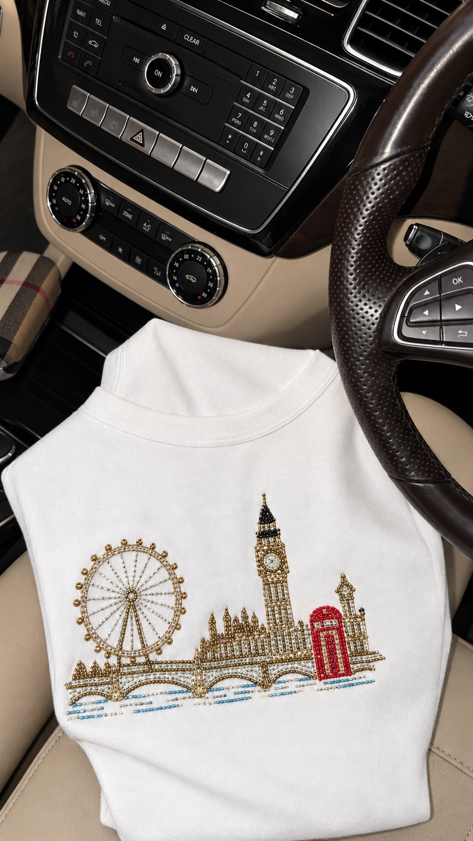London- Hand beaded