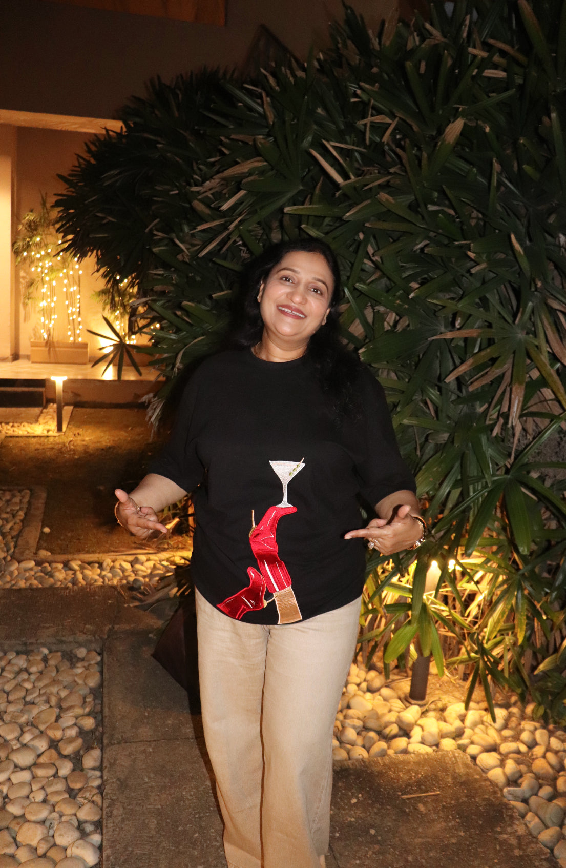 Red Stiletto- Oversized Tshirt