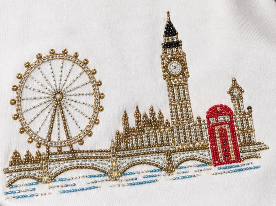 London- Hand beaded