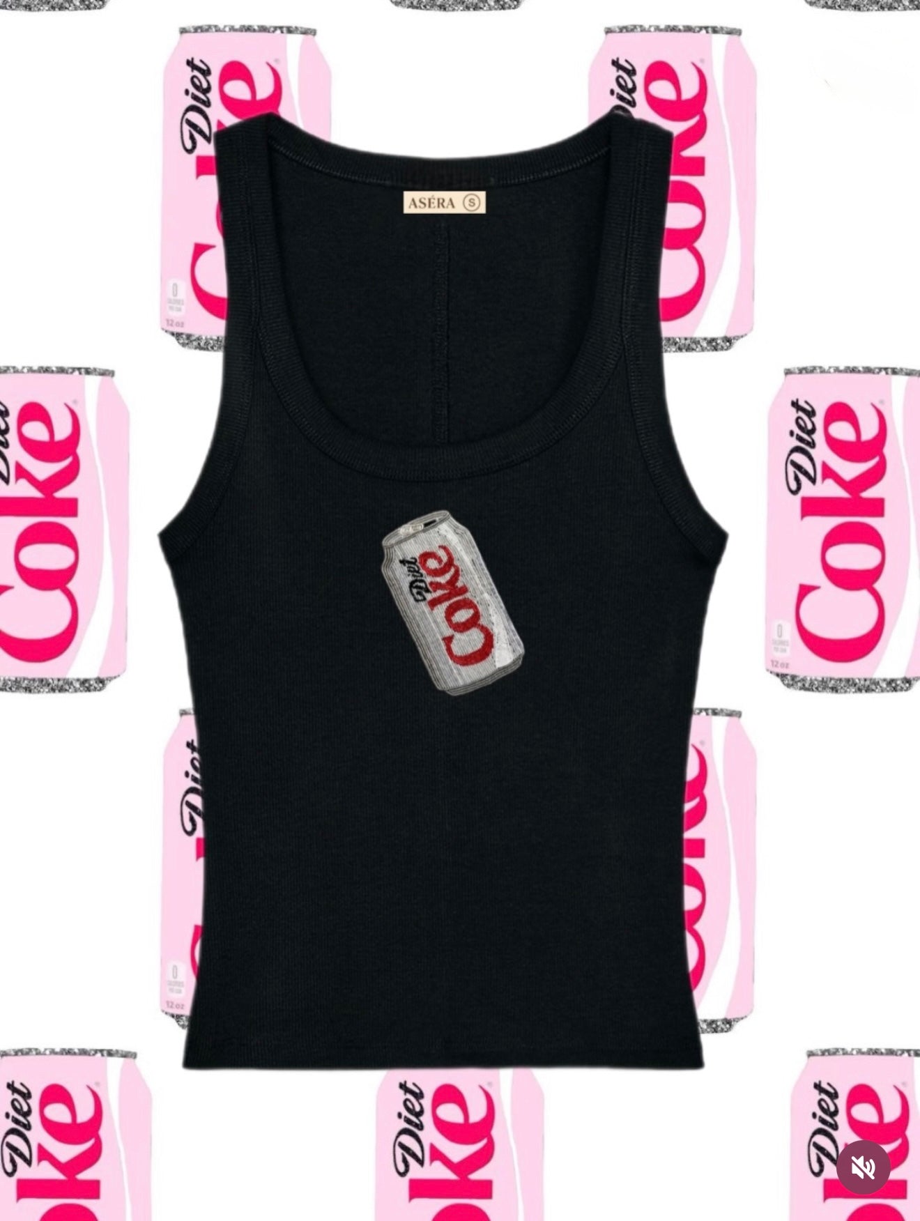DIET COKE- Beaded Tank