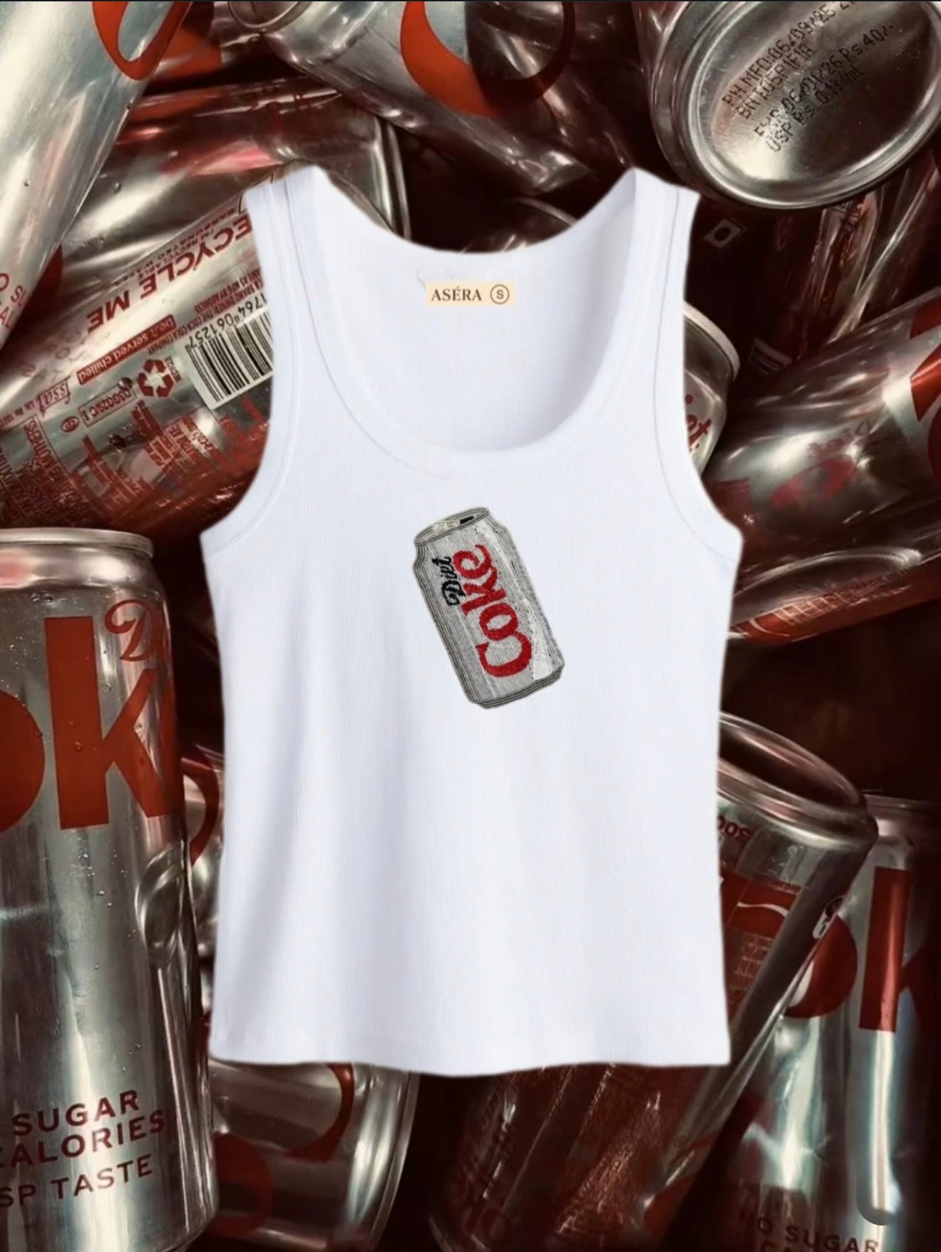 DIET COKE- Beaded Tank